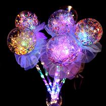 Internet celebritys same style luminous fairy stick flash magic starry sky stick luminous wave ball stick concert event cross-border
