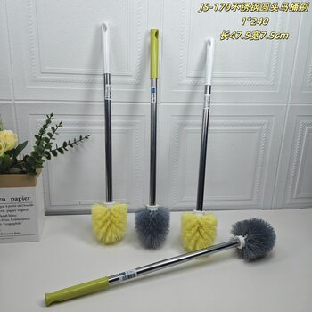 Stainless steel toilet round square thickened wire brush