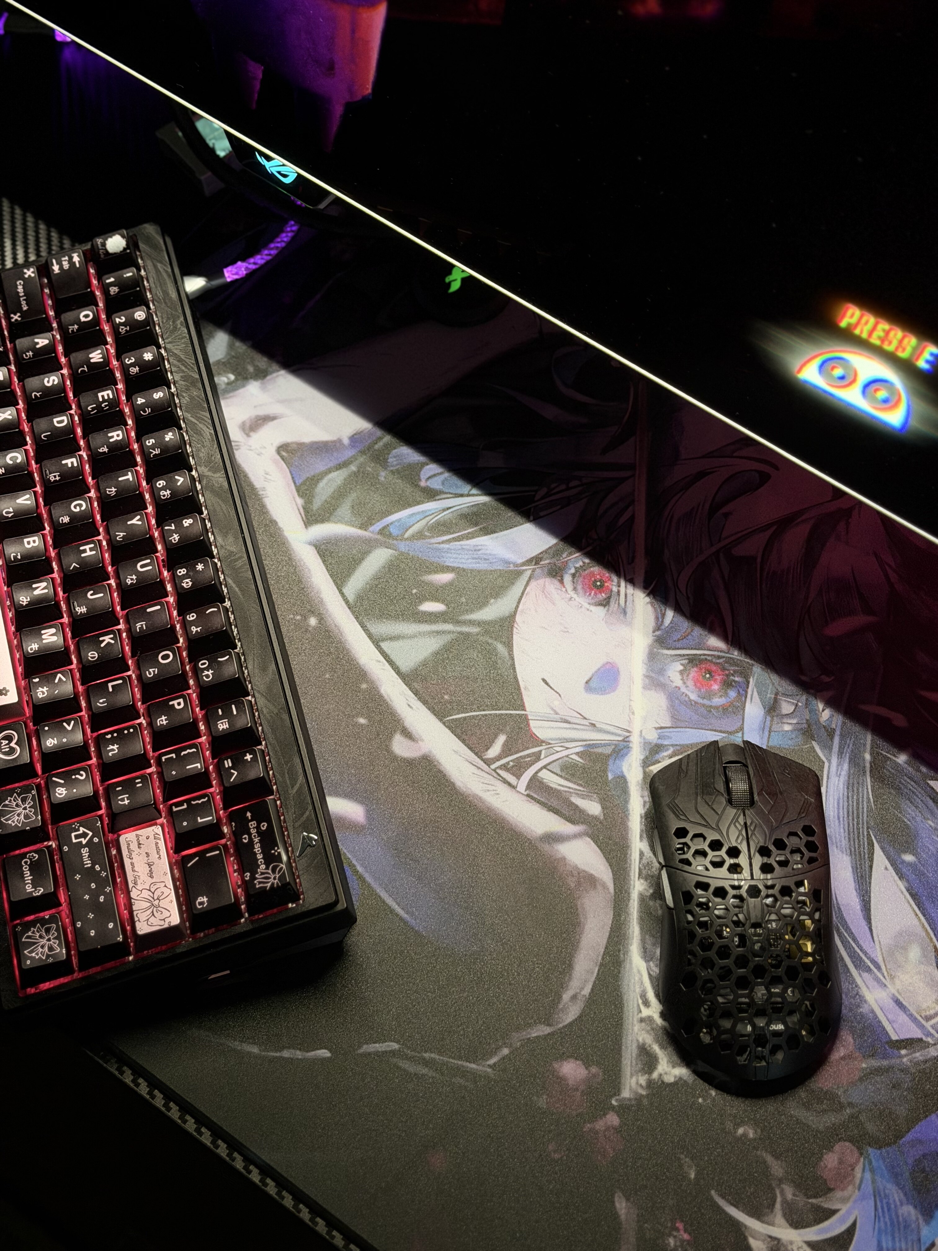 知郁DYSPHORIA SAYO小夜1.5mm涂层速度玻璃鼠标垫APEX洲OW瓦长TTK评价