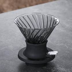 American-Style Coffee Pot, Hand-Brewed Smart Cup Coffee Pot Set, Coffee Utensils, Glass Diagonal Spiral Coffee Filter Cup