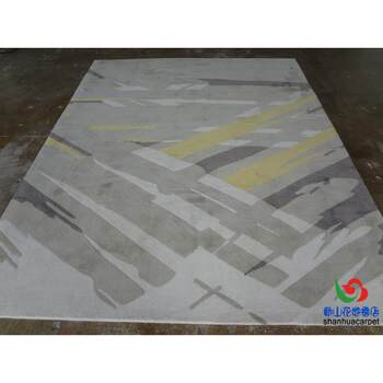 New chinese style ink painting handmade imported wool villa living room coffee table sofa carpet hall reception room vip room