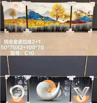 Nordic decorative painting living room hanging painting bedroom bedside mural sofa background wall triptych restaurant large triptych 2 1