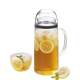 Fully Sealed Dust-Proof Glass Cold Water Jug 2L Large Capacity Heat-Resistant Explosion-Proof Household Water Bottle for Refrigerator Use