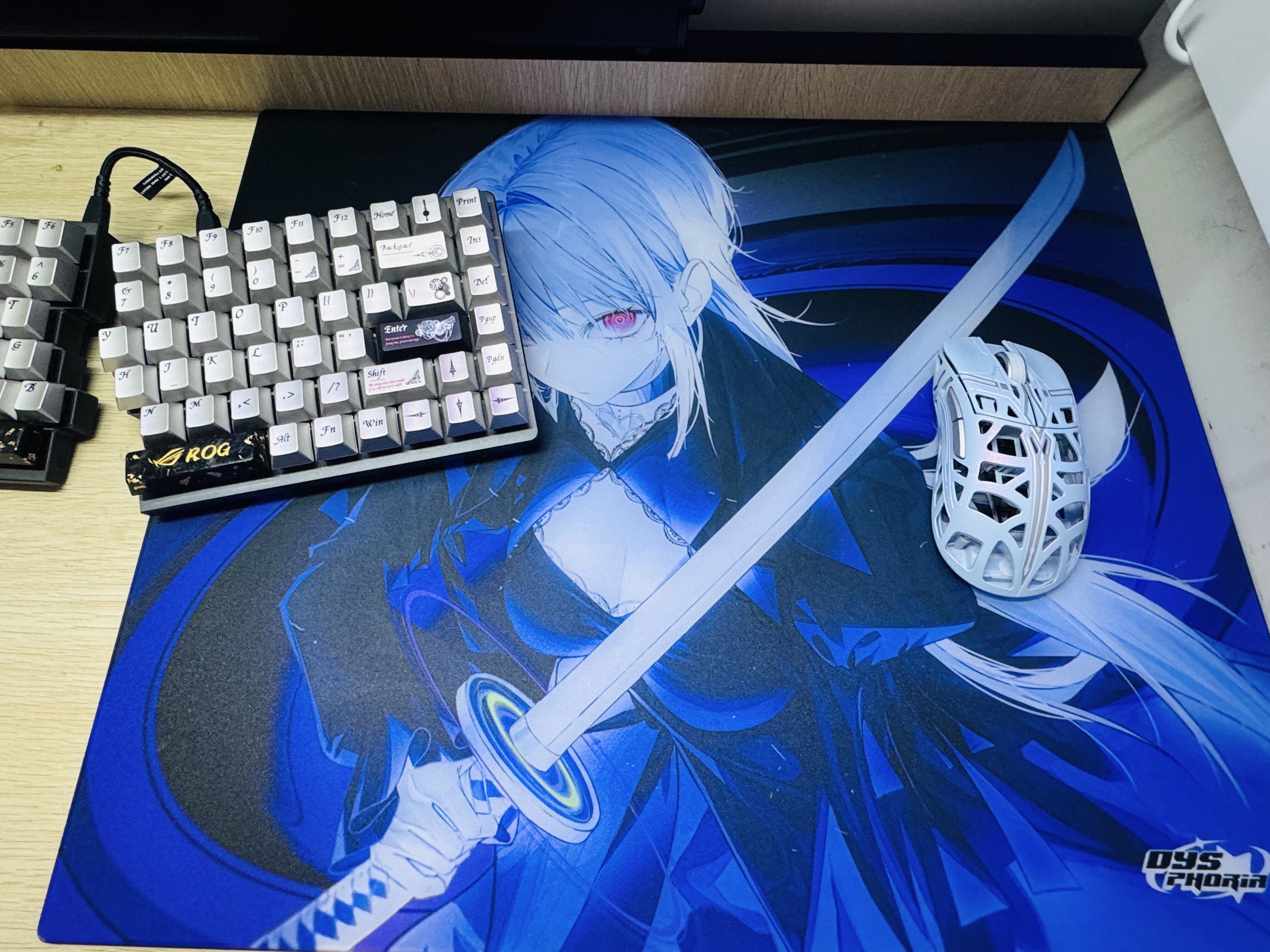 知郁DYSPHORIA MAKI真希2mm润滑涂层玻璃鼠标垫APEX OW洲瓦长TTK-淘宝网