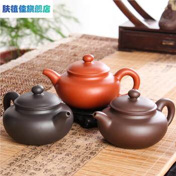 Free shipping purple sand pot yixing original mineral red mud antique pot pure handmade teapot ball hole filter teapot kung fu tea set