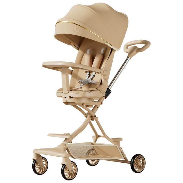 New Model Children's Stroller, High-View Baby Stroller, Foldable Baby Stroller, Can Sit and Lie down