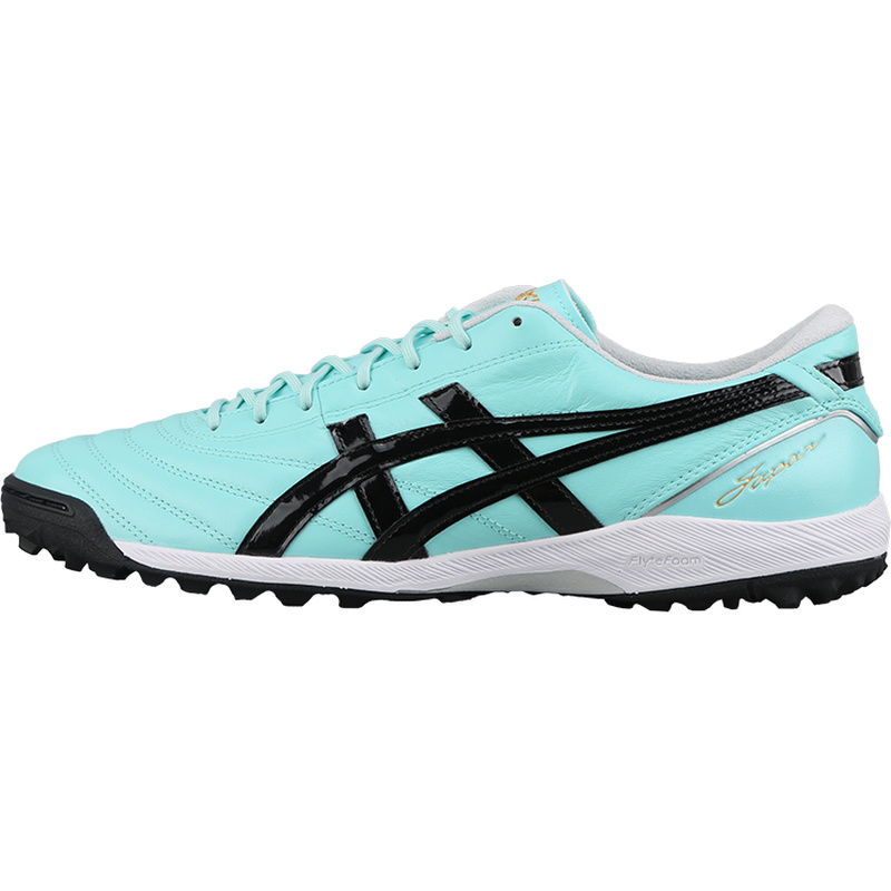 Asics C3 时尚 足球鞋 男女同款 蓝黑色
