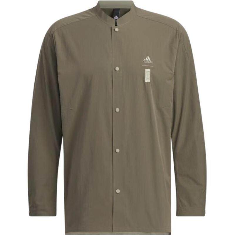 adidas originals 运动生活 SS24 速干运动训练休闲立领长袖衬衫,运动服/休闲服装,运动POLO衫,淘宝优惠券,粉丝福利购,淘宝优惠卷