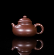 Rongtian Teacher Shen made a 150cc pure handmade Yixing purple clay teapot