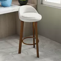 70 High White Leather-Red Rosewood Photel