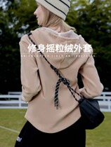 Winter new design sensation thickens warm and cap pump rope jacket sweater