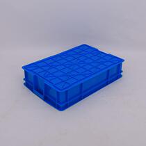 Plastic 551 material turnover box factory 6 boxes 40-401 plastic shallow box turnover box food short blue plastic box
