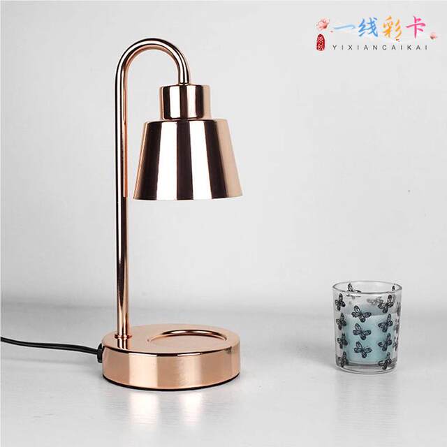 Ins fireless scented candle warm lamp Hong Kong wax melting lamp timed melting candle lamp bedroom bedside table lamp atmosphere lamp