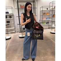 2024 spring and summer new Korean designer simple temperament commuter retro V-neck buttoned sleeveless suit vest