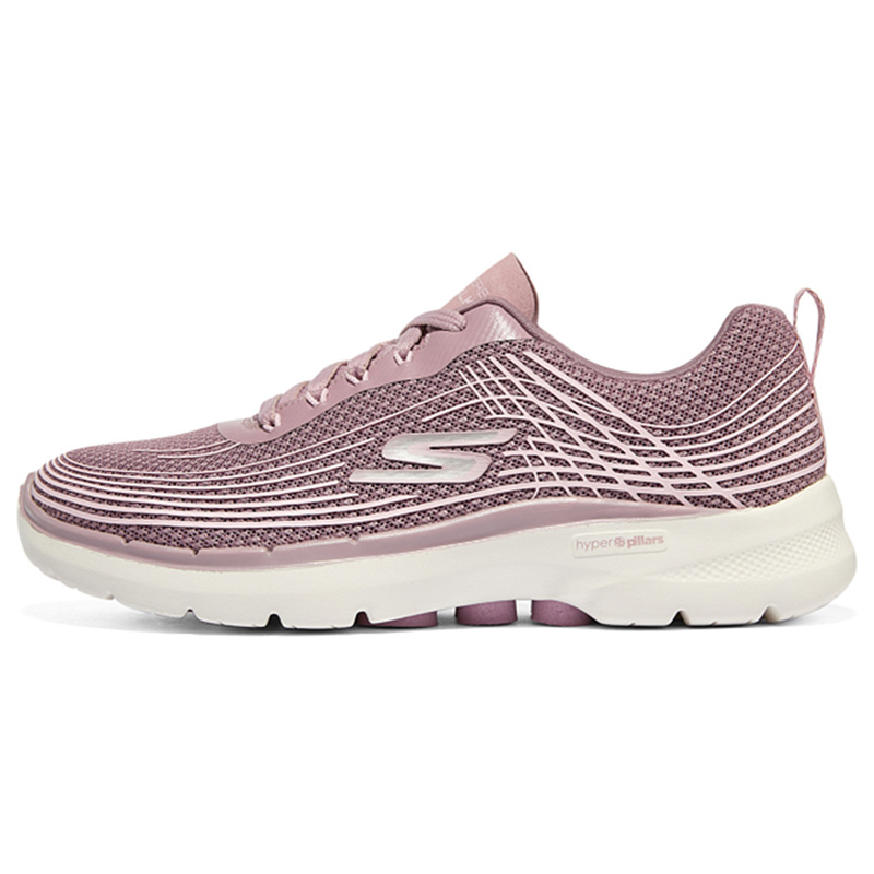 Skechers斯凯奇 Go Walk 6 网布 耐磨 低帮 生活休闲鞋 女款
