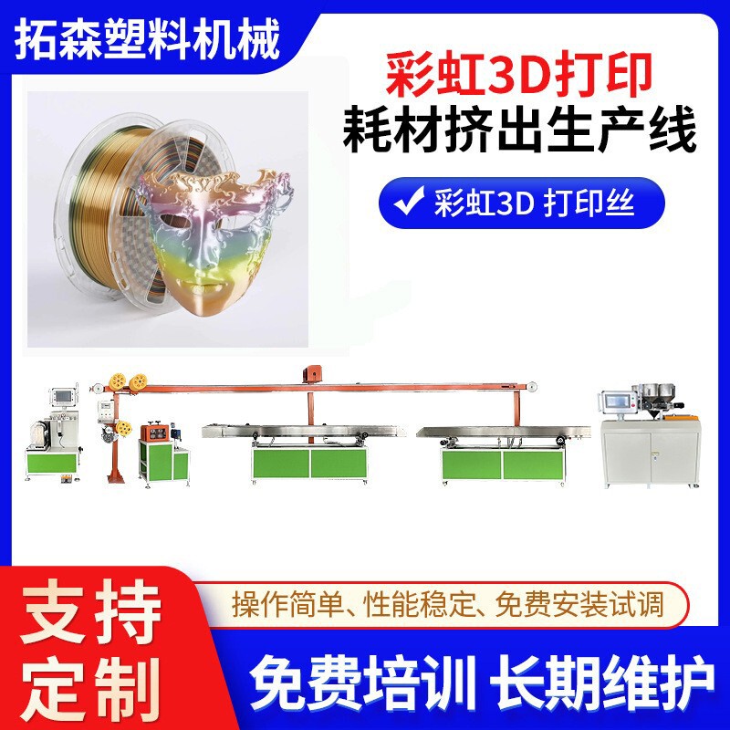 Fully Automatic 3D Filament Rewinding Machine, Rewinding and Organizing Equipment for Neatly Arranged Dual-Spool 3D Printing Filament, Rewinding Machine