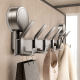 Suction cup door hook without hole punching hanger bedroom clothes hooks, a row of wall-mounted strong storage racks
