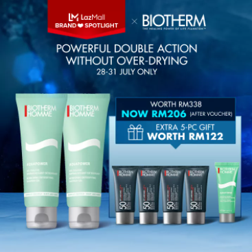 Biotherm Homme Aquapower Hydration Cleanser Duo Value Set