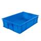 Rectangular thickened plastic turnover box with lid Industrial storage box logistics transfer plastic box manufacturer glue frame