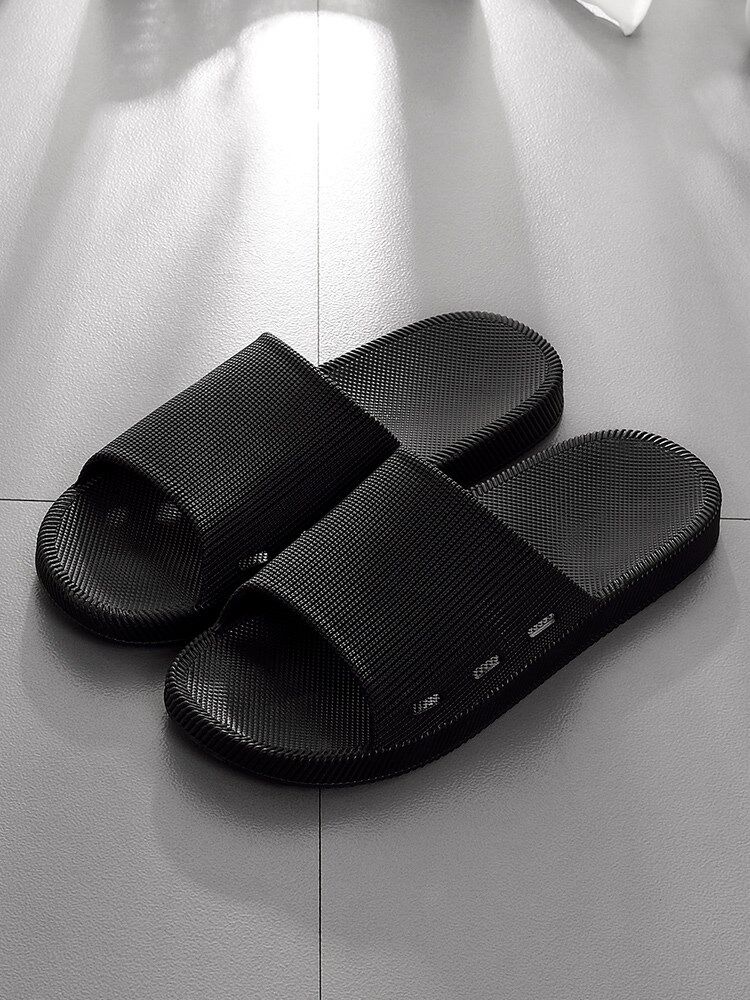 New slippers men's summer indoor bathroom with non-slip soft bottom plastic couple home men's sandals and slippers summer is good