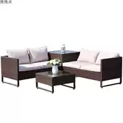 Sofa mây kết hợp sofa ngoài trời mây ghế sofa phòng khách giải trí ban công sofa vườn mây mây mây - Nội thất siêu thị