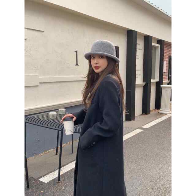 2026 New Brown Wool Fisherman Hat Women's Winter Face Revealing Small Retro Hat Curly Bucket Hat Top Hat Ins