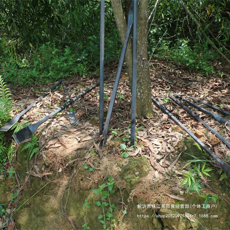 Рукав силиконовые ручки zui弹簧钢锹树铲挖洞铲直移植锹工钢铲挖坑铁锹园艺林具手工花铲