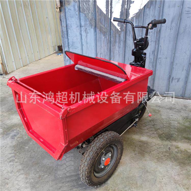 Engineering dump electric dump truck push inclined bucket mortar transport truck agricultural orchard tricycle
