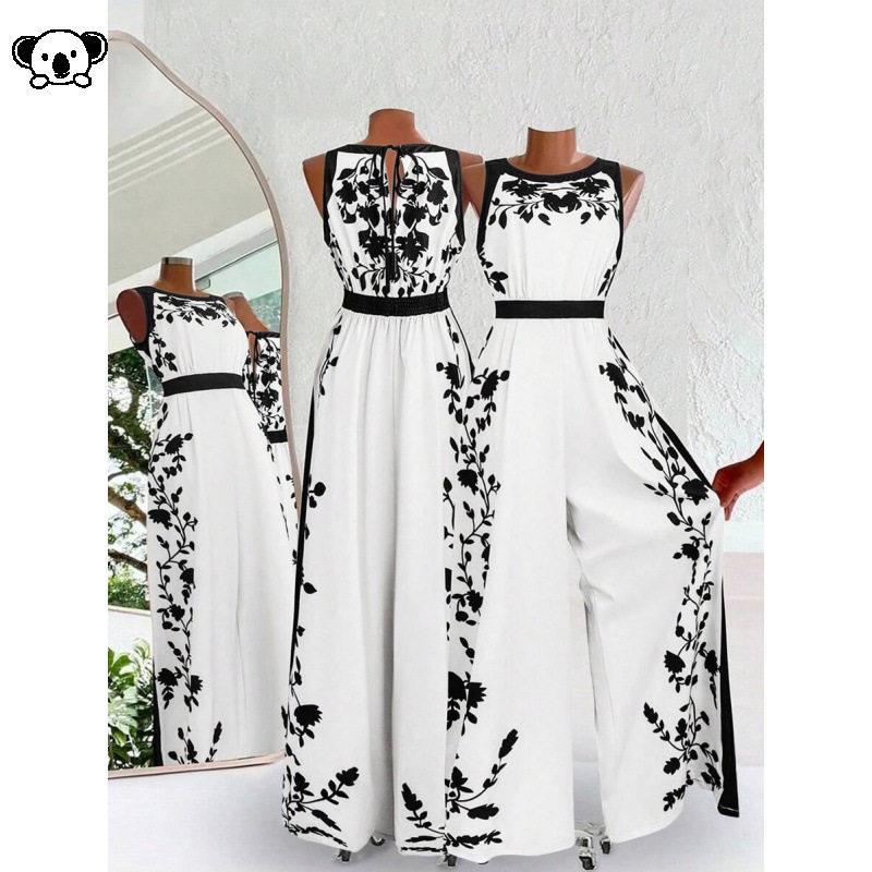 H 13399 Women Backless Jumpsuit Elegant Loose Fit Elegant Jumpsuit