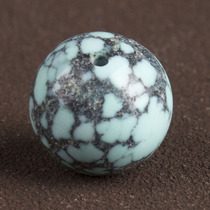 Raw ore high porcelain turquoise round beads single bead with bead diameter 11mm