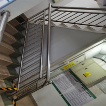 Stainless steel outdoor balcony glass guardrail 304 modern simple home decoration indoor and outdoor stair handrails and columns