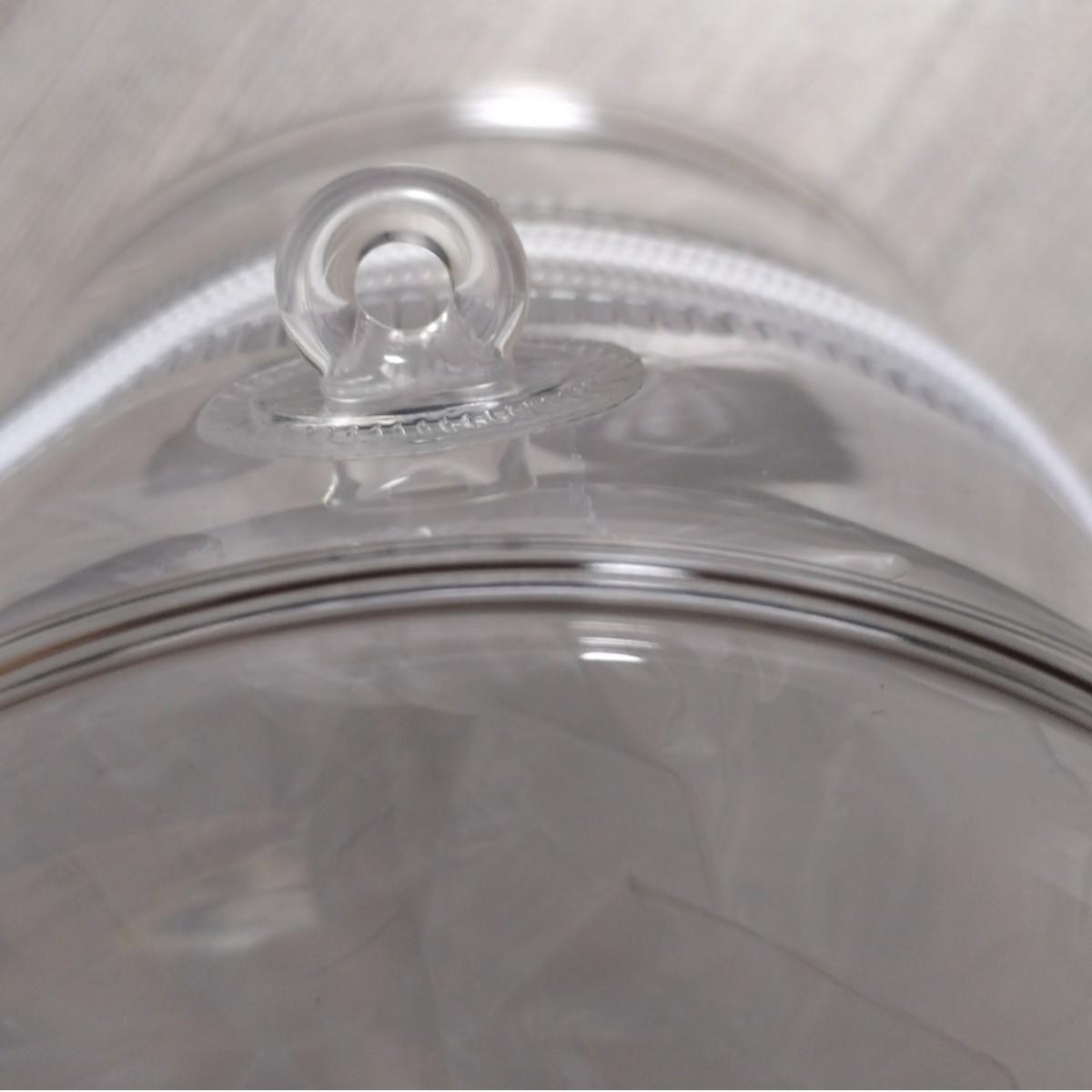 Baby bag 15cm cotton doll walking bag outing doll dust bag transparent handbag pendant storage bag can be hung