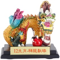 4KRZ Chinese Zodiac Ox Year Mascot Tianjin Clay Figure Zhang Clay Figure Painted Sculpture Traditional Cute Ornament