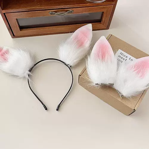 Аксессуар для волос, милое ханьфу, плюшевый кролик, заколка для волос, косплей