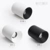 LED surface-mounted adjustable angle spotlights deep-hidden anti-glare hole-free household COB small hill surface-mounted anti-glare downlights