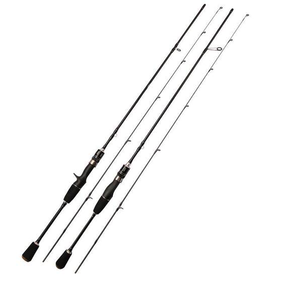 Factory Direct Sales Lure Rod 1.8m Ul Adjustable Sliding Rod Solid Carbon Horse Mouth Rod Fishing Rod Fishing Gear
