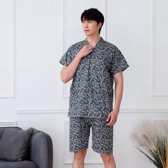 汗蒸服浴服棉质男女桑拿洗浴服大码家居服睡衣情侣按摩足疗服刮痧