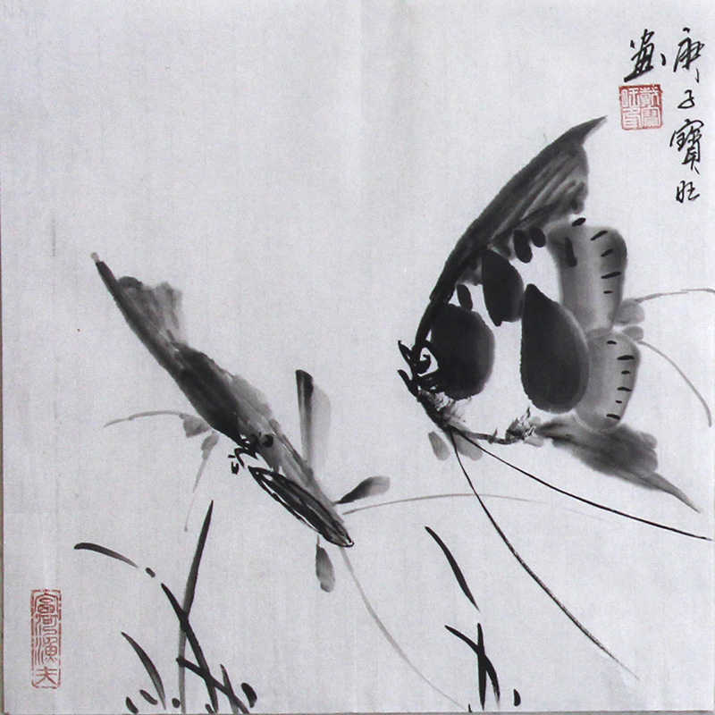 Midjourney】下山虎——张大千风格的中国水墨画-P站就是AI生产力！