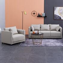 Nordic simple leather art no-wash small living room apartment rental single double triple internet celebrity sofa economical