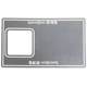 6mm anti-slip film thick pad water condensed hollowed-tempered anti-slip model 13x22cm auxiliary tool membrane mobile phone membrane film