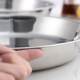 Stainless Steel Plate, Large Round Plate, Flat-Bottomed Deep Plate Tray, Extra-Large Hotel Restaurant Rice Roll Tray, Rice Plate