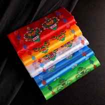 Eight auspicious printed five-color hada religious and cultural supplies Mongolian jewelry Tibetan blessing gift-giving etiquette hada