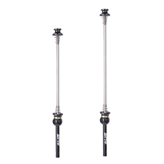 Mountain bike quick release rod, round head, road bike titanium alloy quick release rod, hub titanium quick release tie rod