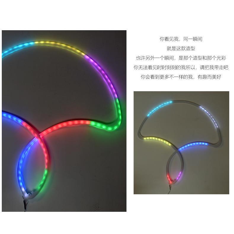 Led Neon-Shaped Lights, Night Market Shopping Mall Street Flexible Light Strips, Luminous Gaming Room Atmosphere Decorative Lights, Neon Lights Led Neon-Shaped Lights, Night Market Shopping Mall Street Flexible Light Strips, Luminous Gaming Room Atmosphere Decorative Lights, Neon Lights