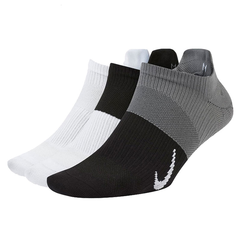 NIKE耐克女子WNKEVERYDAYPLUSLTWTNS3PR运动袜子CV2964-904