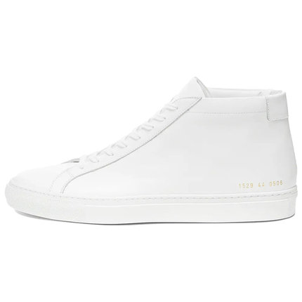 COMMON PROJECTS Original Achilles 潮流高帮时尚板鞋 男款 白色