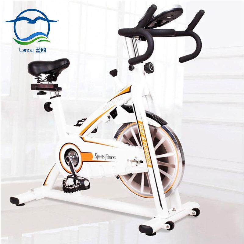 Commercial large flywheel spinning bicycle, home large resistance exercise bike, silent fat-burning fitness exercisebike