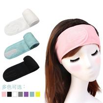 Girls beauty salon turban Velcro hairpin strap sports adhesive large head circumference for face wash and hair headband