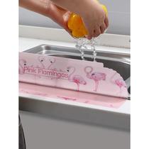 Sink water barrier home kitchen sink splash-proof water barrier retractable and foldable water barrier artifact countertop water blocking wall