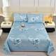 Summer ice silk mat three-piece set washable folding household soft mat single and double air conditioning sheet mat 2024 new model